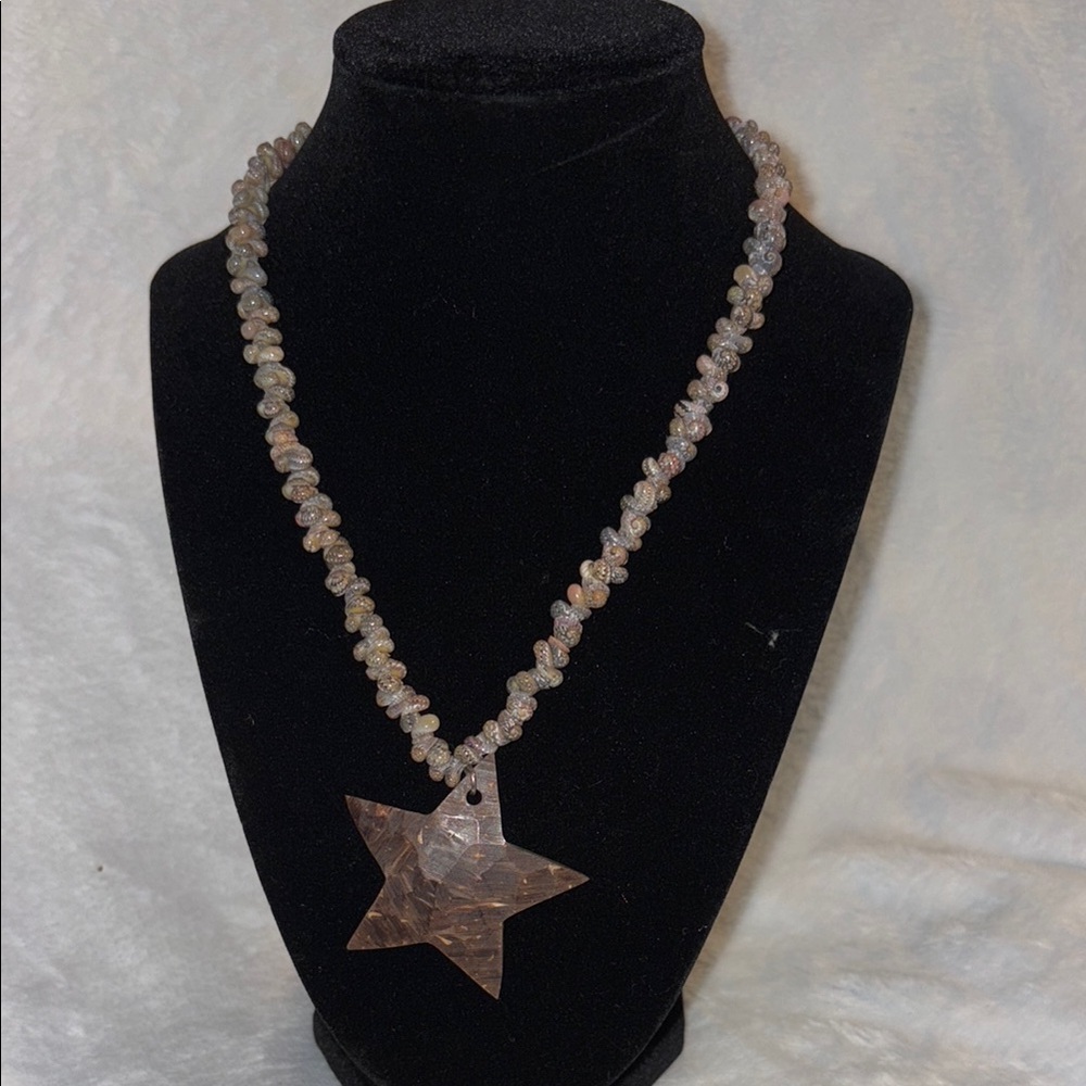 Star Pendant Necklace 16”